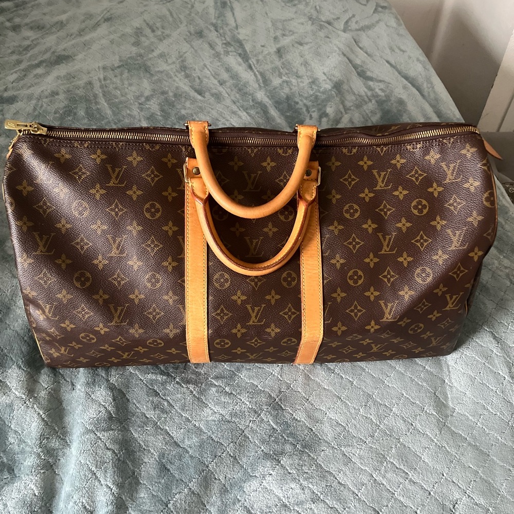 Louis Vuitton monogram keep all 55 Vintage travel bag SP0934